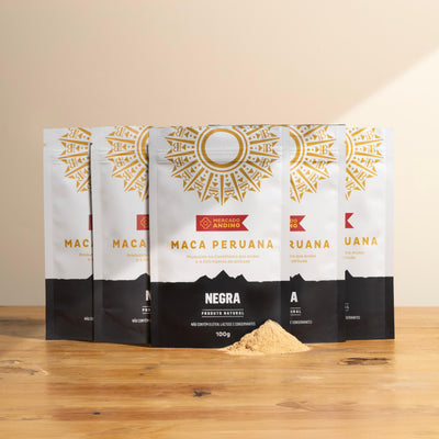 Maca Peruana Negra 5 Pacotes de 100g